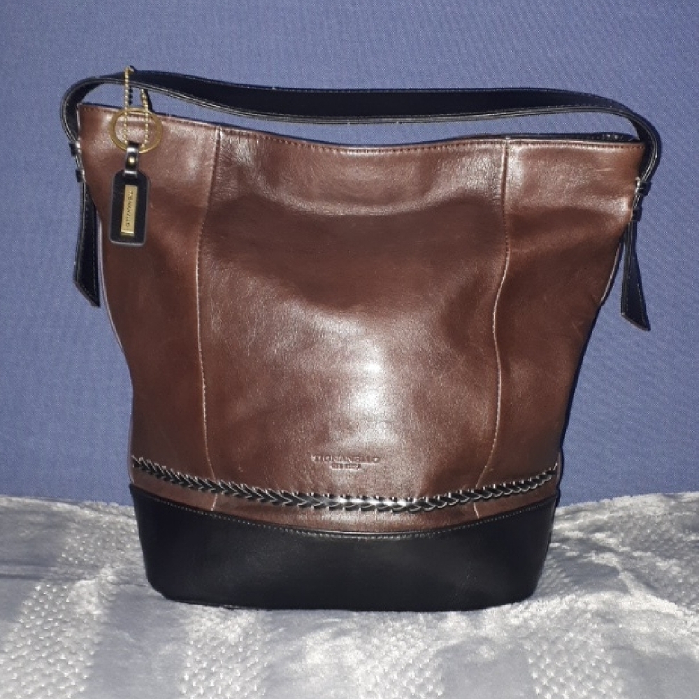 Tignanello Genuine Leather Hobo Bag